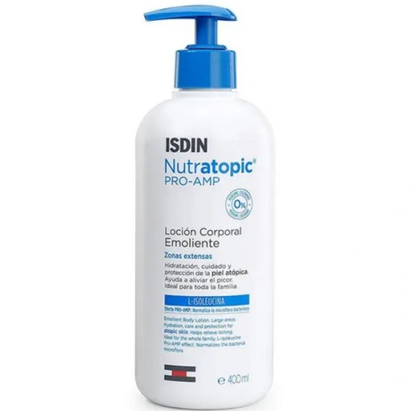 ISDIN - Nutratopic pro amp lotion emoliente peau atopique 400 ml