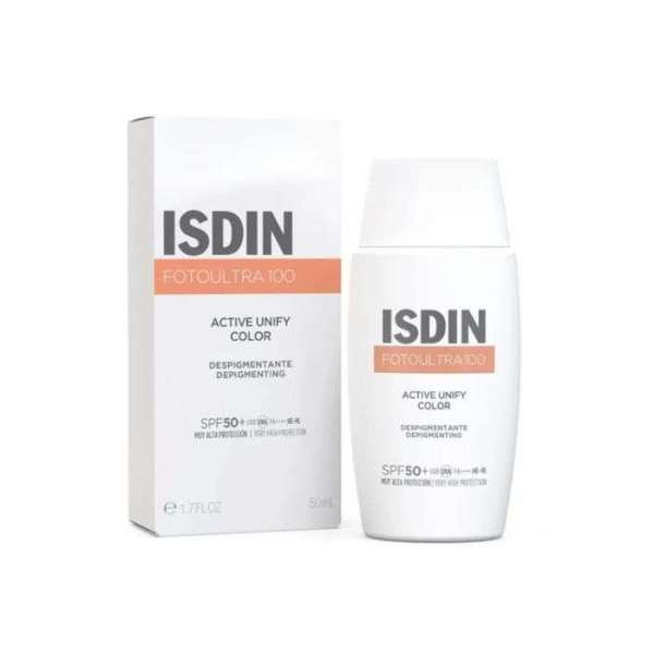 ISDIN - Fotoultra 100 isdin active unify color fusion fluid spf50+ 50 ml