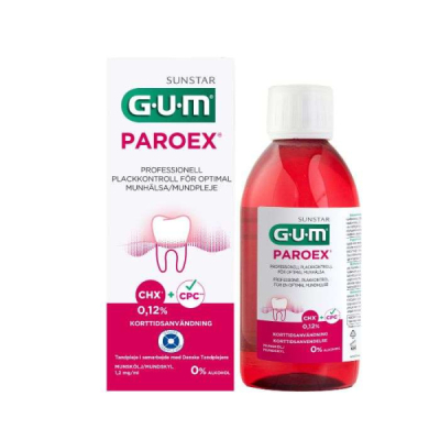 GUM - Bain de bouche paroex 300 ml ref 1784