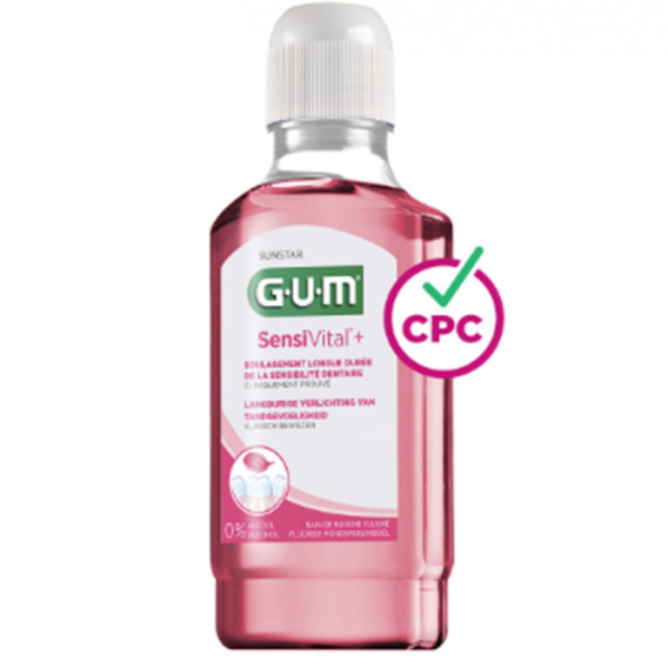 GUM - Bain de bouche sensivital + 300 ml ref 6081