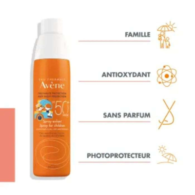 AVENE - Spray enfant spf 50 200 ml