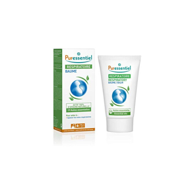 PURESSENTIEL - Respiratoir ok baume de massage aux 19 huiles essentielles 50 ml
