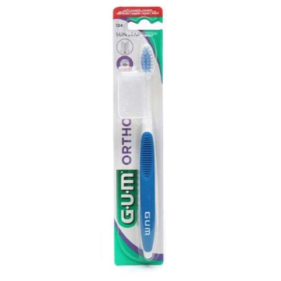GUM - Brosse a dents orthodontie ref 124