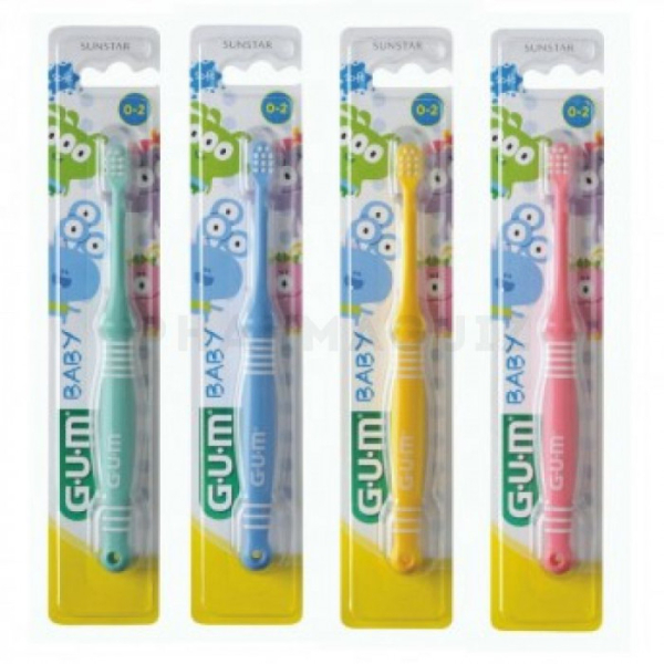 GUM - Brosse a dents baby 0-2 ans ref 213