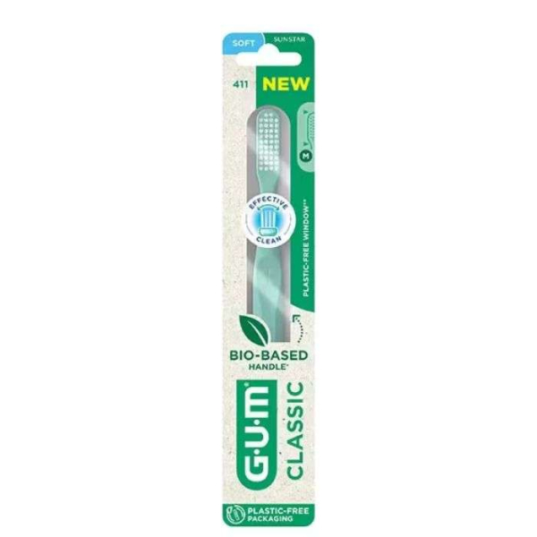 GUM - Brosse a dents classique souple ref 411
