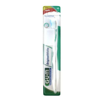 GUM - Brosse a dents original white souple compacte ref 561