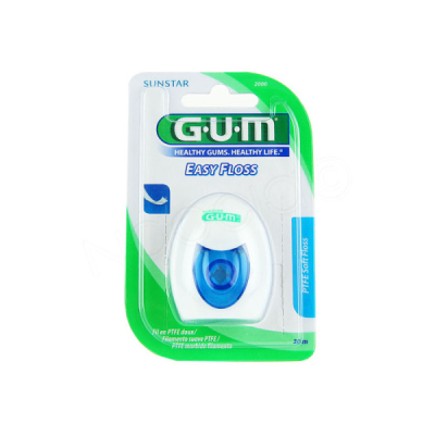 GUM - Easy floss fil en ptfe ultra resistant espace tres etroits ref 2000