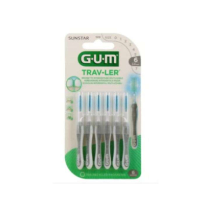GUM - Travler brosse interdentaire 2.0 mm pack de 6 ref1618