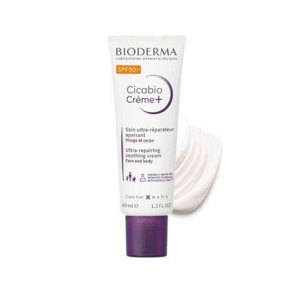 BIODERMA - Cicabio creme + soin ultra reparateur apaisant spf50+ 40 ml