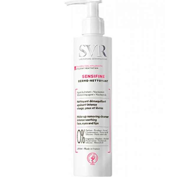 SVR - Sensifine dermo nettoyant apaisant visage 200 ml