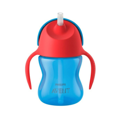 AVENT - Tasses a paille 200 ml / 7oz 9m+ bleu