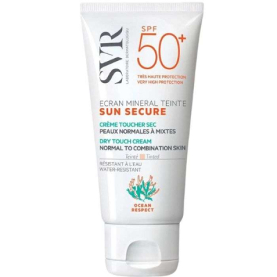 SVR - Sun secure ecran solaire minéral teinté peaux normales à mixtes spf50+