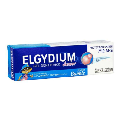 ELGYDIUM - Dentifrice junior 7-12 ans 50 ml