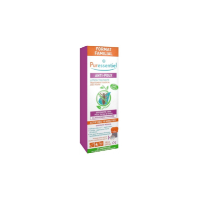 PURESSENTIEL - Anti poux lotion traitante 200 ml + peigne