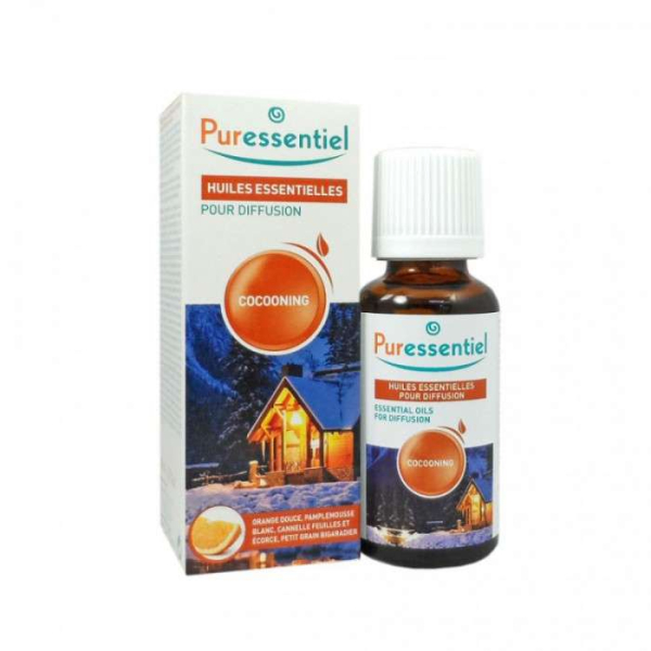 PURESSENTIEL - Huile essentielle pour diffusion cocooning 30 ml
