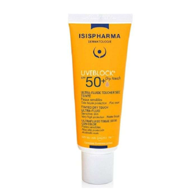 ISISPHARMA - Uveblock spf 50+ ultra fluide toucher sec teinte medium 40 ml