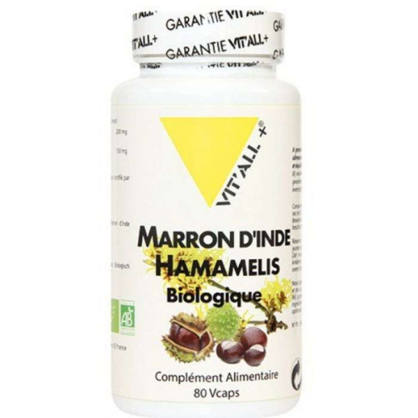 VIT'ALL+ - Marron d'inde hamamelis biologique 80 gelules