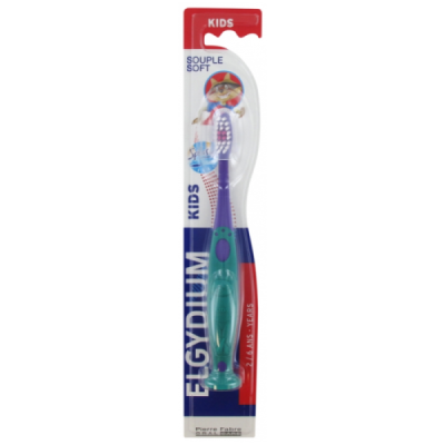 ELGYDIUM - Kids brosse a dents enfants souple 2 a 6 ans