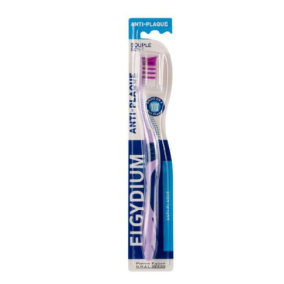 ELGYDIUM - Brosse a dents anti plaque souple