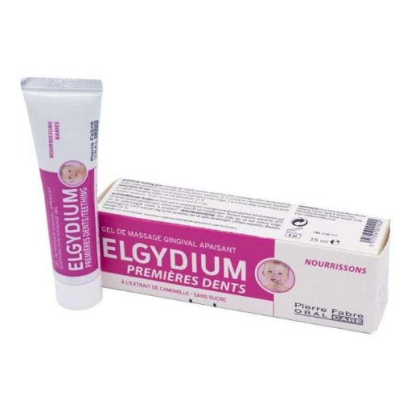 ELGYDIUM - Premieres dents gel de massage gingival apaisant 15 ml