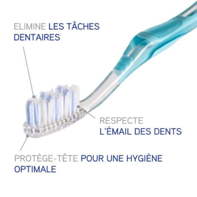 ELGYDIUM - Brosse a dents blancheur medium