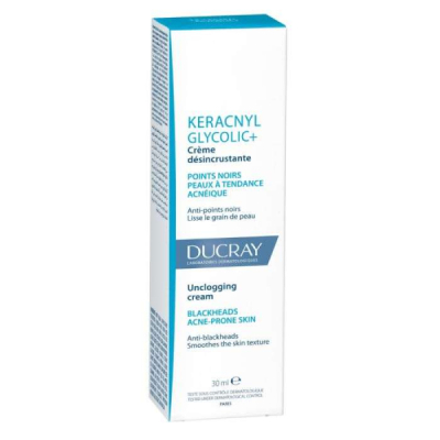 DUCRAY - Keracnyl glycolic+ creme desincrustante 30ml
