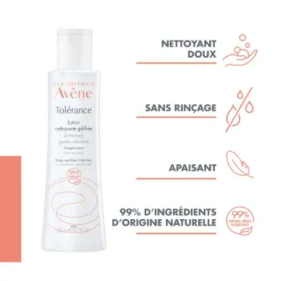 AVENE - Tolerance lotion nettoyante gelifiee 200m