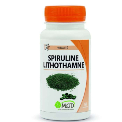 MGD NATURE - Spiruline lithothamne 150 comprimes