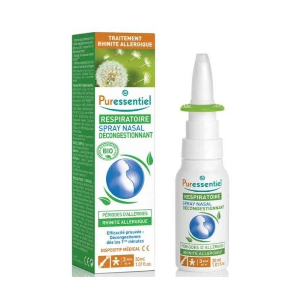 PURESSENTIEL - Respiratoire spray nasal decongestionnant 30 ml