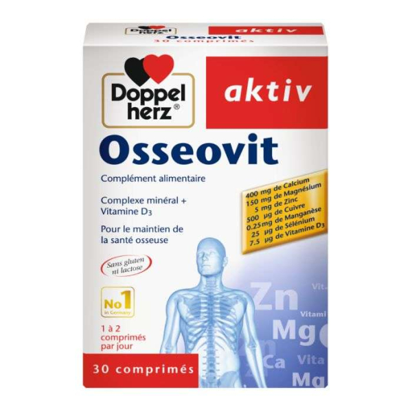 DOPPELHERZ - Osseovit 30 comprimes