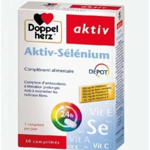 DOPPELHERZ - Aktiv selenium 30 comprimes