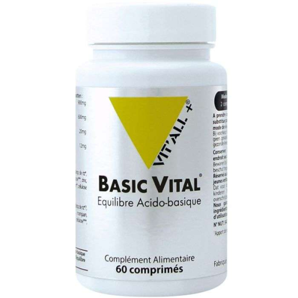 VIT'ALL+ - Basic vital equilibre acido basique 60 comprimes