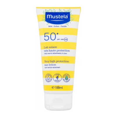 MUSTELA - Lait solaire tres haute protection spf 50+ 100 ml