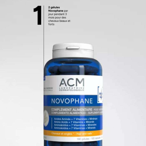 ACM - Novophane complement alimentaire 180 gelules