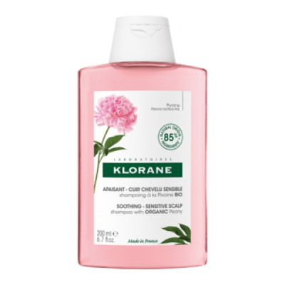 KLORANE - Shampoing apaisant a la pivoine cuir chevelu sensible 200 ml