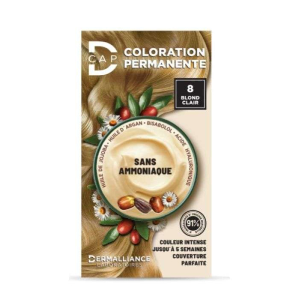 D-CAP - Coloration permanente n 8 blond clair