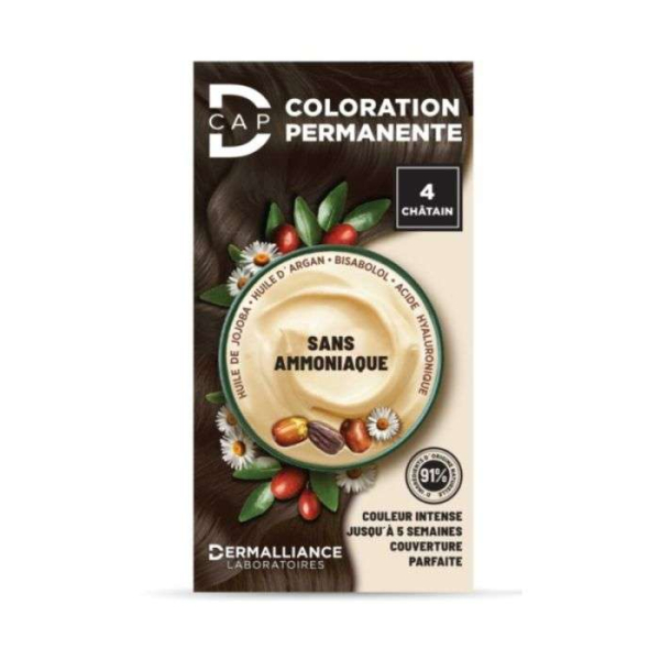 D-CAP - Coloration permanente n 4 chatain