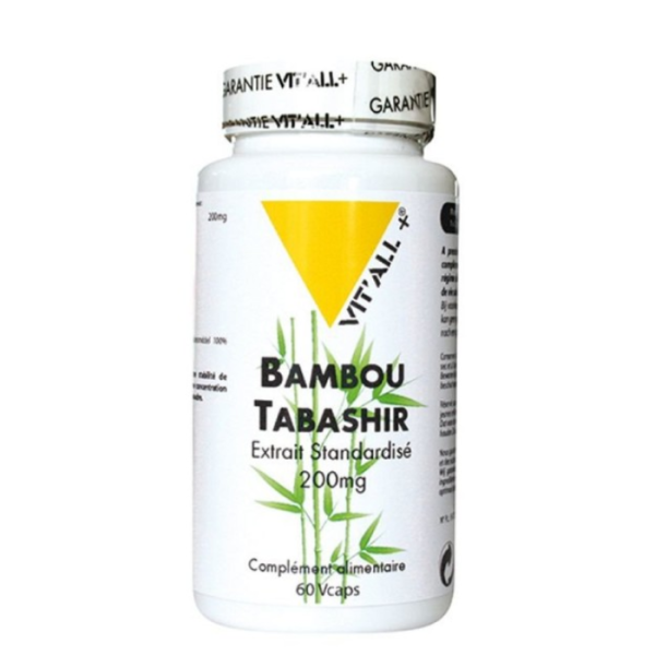 VIT'ALL+ - Bambou tabashir biologique 200 mg 60 gelules