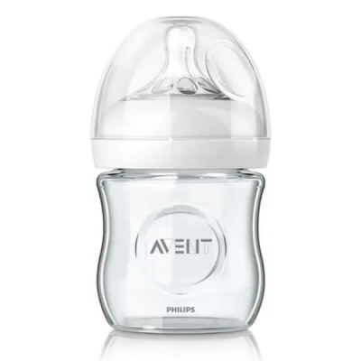 AVENT - Biberon natural en verre 0m+ 120 ml