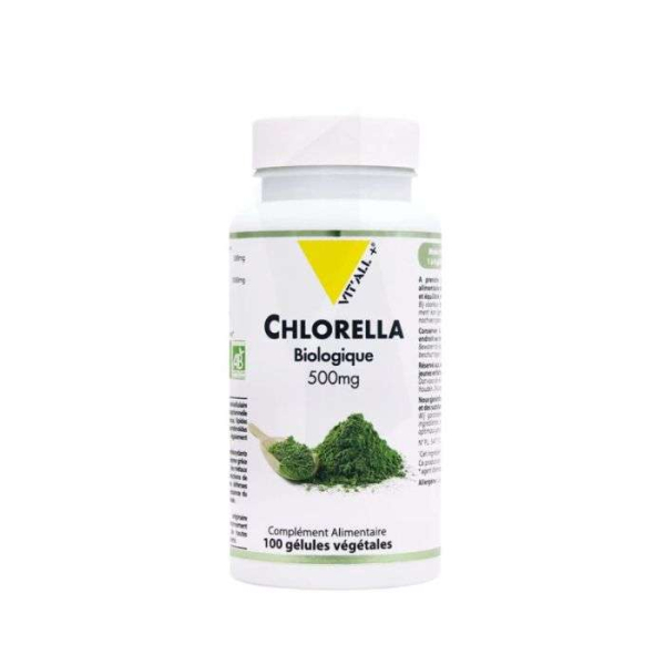 VIT'ALL+ - Chlorella 500 mg 100 gelules vegetales