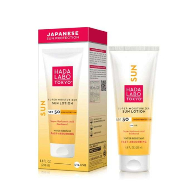 HADA LABO - Super moistrizer sun lotion spf50 200 ml