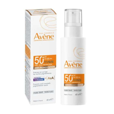 AVENE - Creme solaire anti pigmentation spf 50+ fuide teinte 40 ml