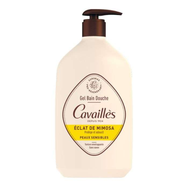 ROGE CAVAILLES - Gel bain douche eclat de mimosa peaux sensibles 1 l