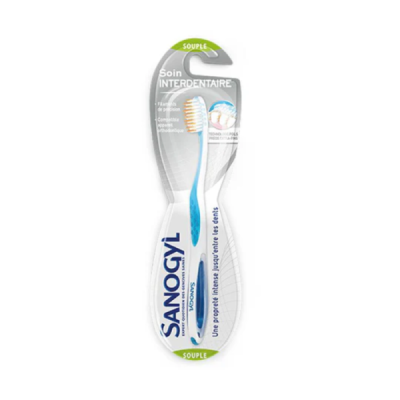 SANOGYL - Brosse a dents souple soin interdentaire