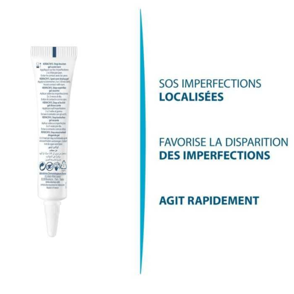 DUCRAY - Keracnyl stop boutons gel assechant 10 ml