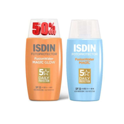 ISDIN - Fotoprotector duo fusion water magic+magic glow