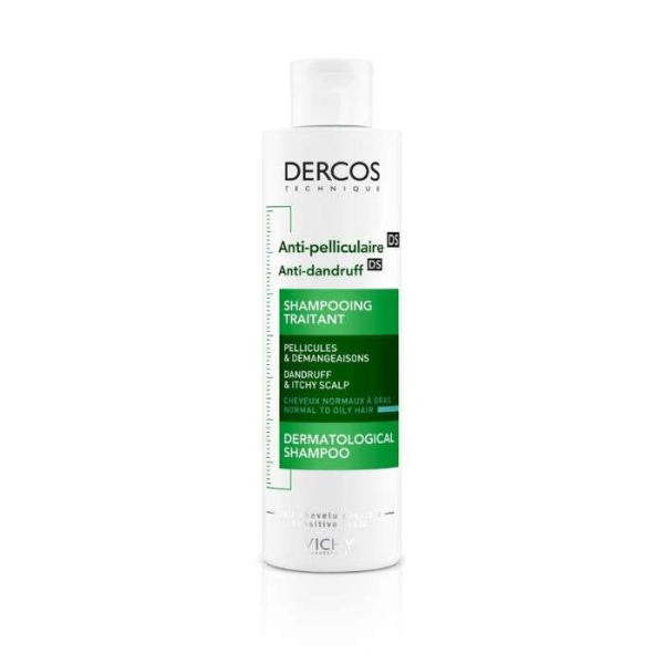 DERCOS - Vichy dercos shampooing anti pelliculaire cheveux normaux a gras 200 ml