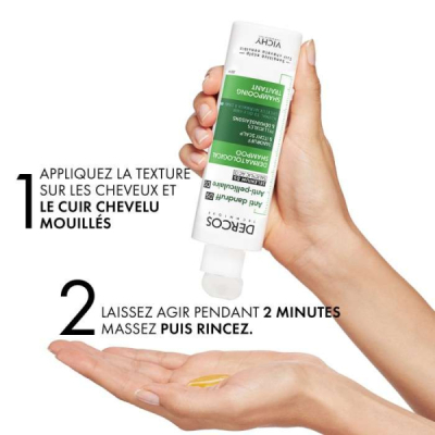DERCOS - Vichy dercos shampooing anti pelliculaire cheveux normaux a gras 200 ml