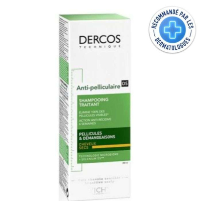 DERCOS - Vichy dercos shampoing anti pelliculaire ds cheveux secs 200 ml
