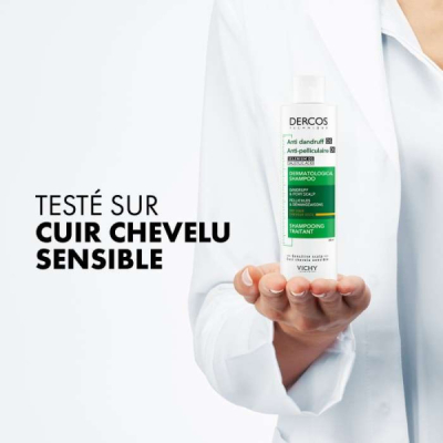 DERCOS - Vichy dercos shampoing anti pelliculaire ds cheveux secs 200 ml